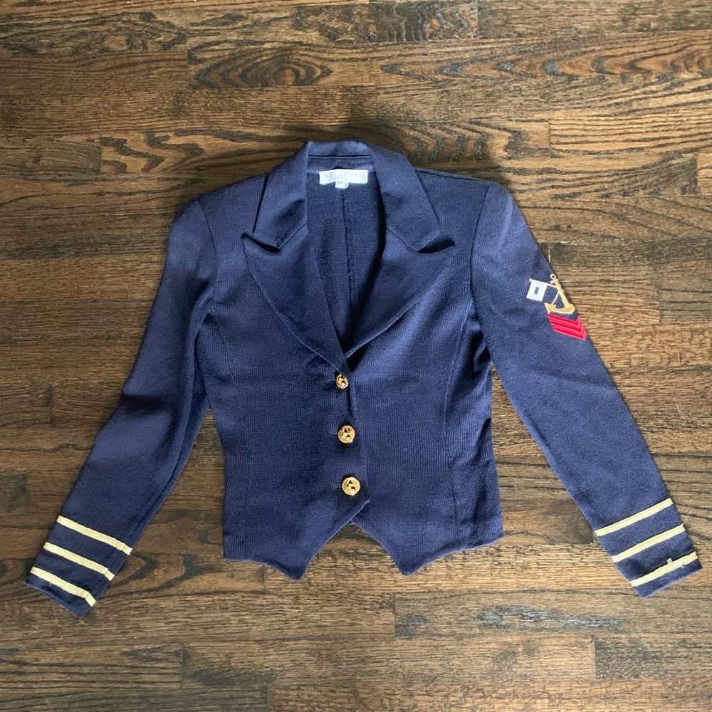 Vintage St. John Separates Nautical Knit Jacket - image 1